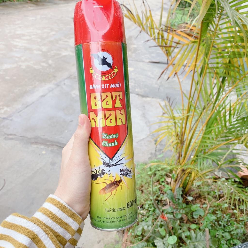 Bình xịt muỗi côn trùng Batman hương chanh