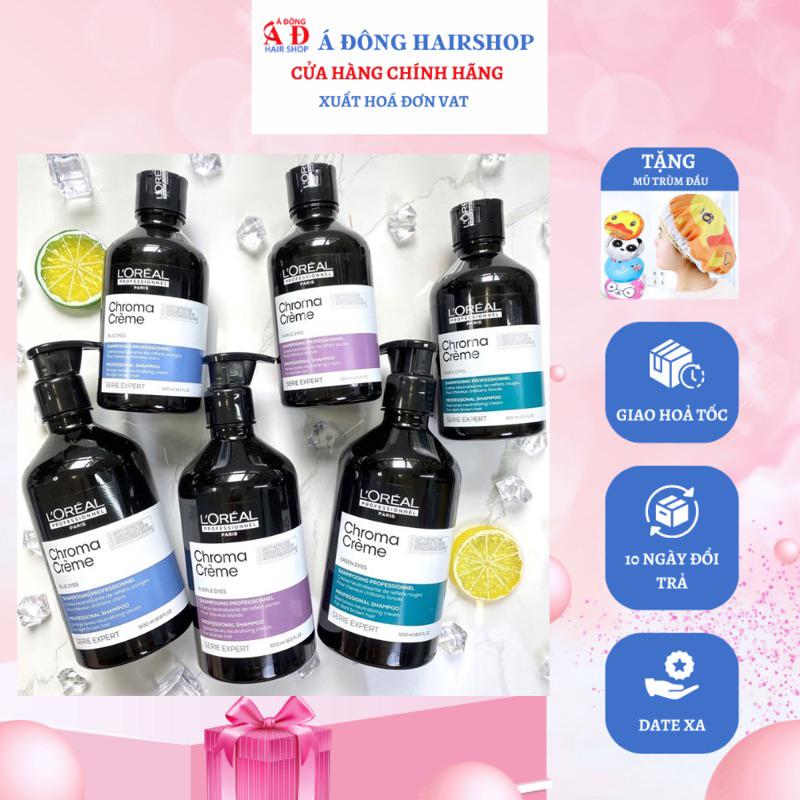 DẦU GỘI KHỬ SẮC TỐ VÀNG CAM ĐỎ L'OREAL PRO CHROMA CREME CAO CẤP