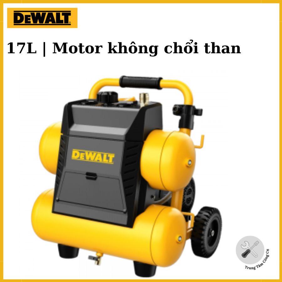 Máy nén khí không dầu 17L DeWALT 3321782 áp suất 10bar, chạy êm - Hàng chính hãng