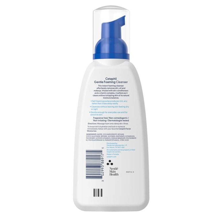 Sữa rửa mặt TẠO BỌT SẴN dành cho mọi loại da Cetaphil Gentle Foaming Facial Cleanser - Mỹ