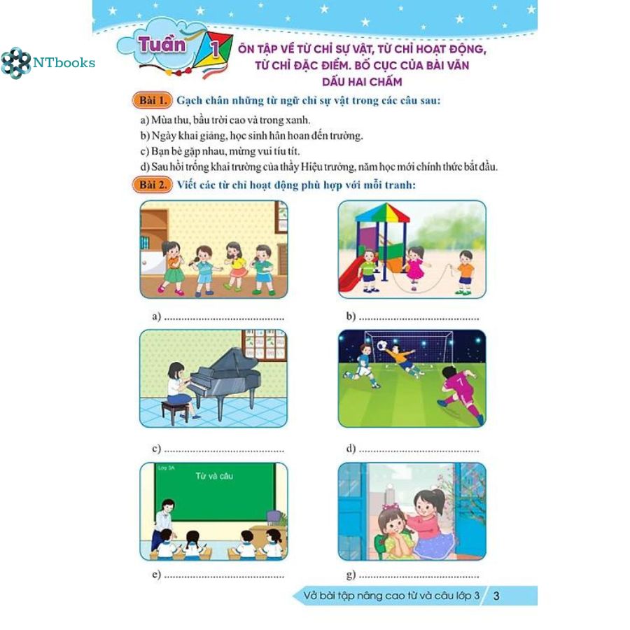 Sách Vở Bài Tập Nâng Cao Từ Và Câu Lớp 3 - Cánh Diều - Biên Soạn Theo Chương Trình GDPT Mới