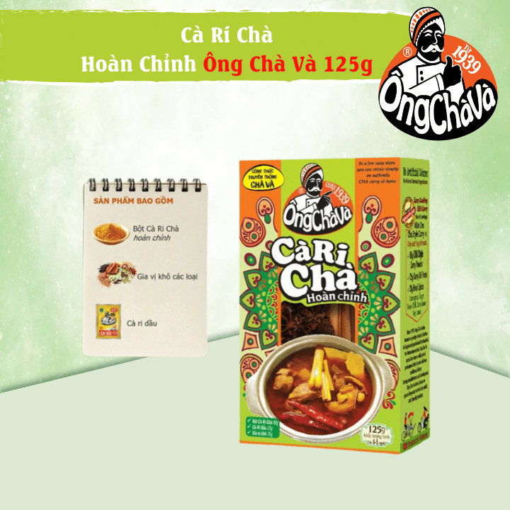 Hộp Cà Ri Chà Hoàn Chỉnh Ông Chà Và 125g