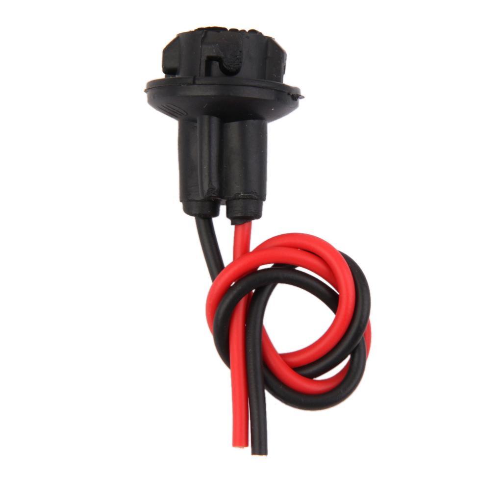 10 Motorcycle Car T10 Light Bulb Board Sockets Plug Connector Holder