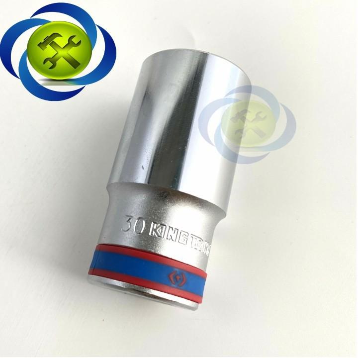 Tuýp 30mm 1/2 Kingtony 423030M loại dài 77mm 12 cạnh màu trắng
