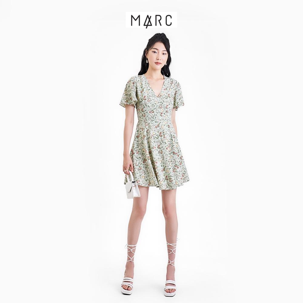 Đầm nữ MARC FASHION mini đắp chéo tay cánh tiên CBMH094222