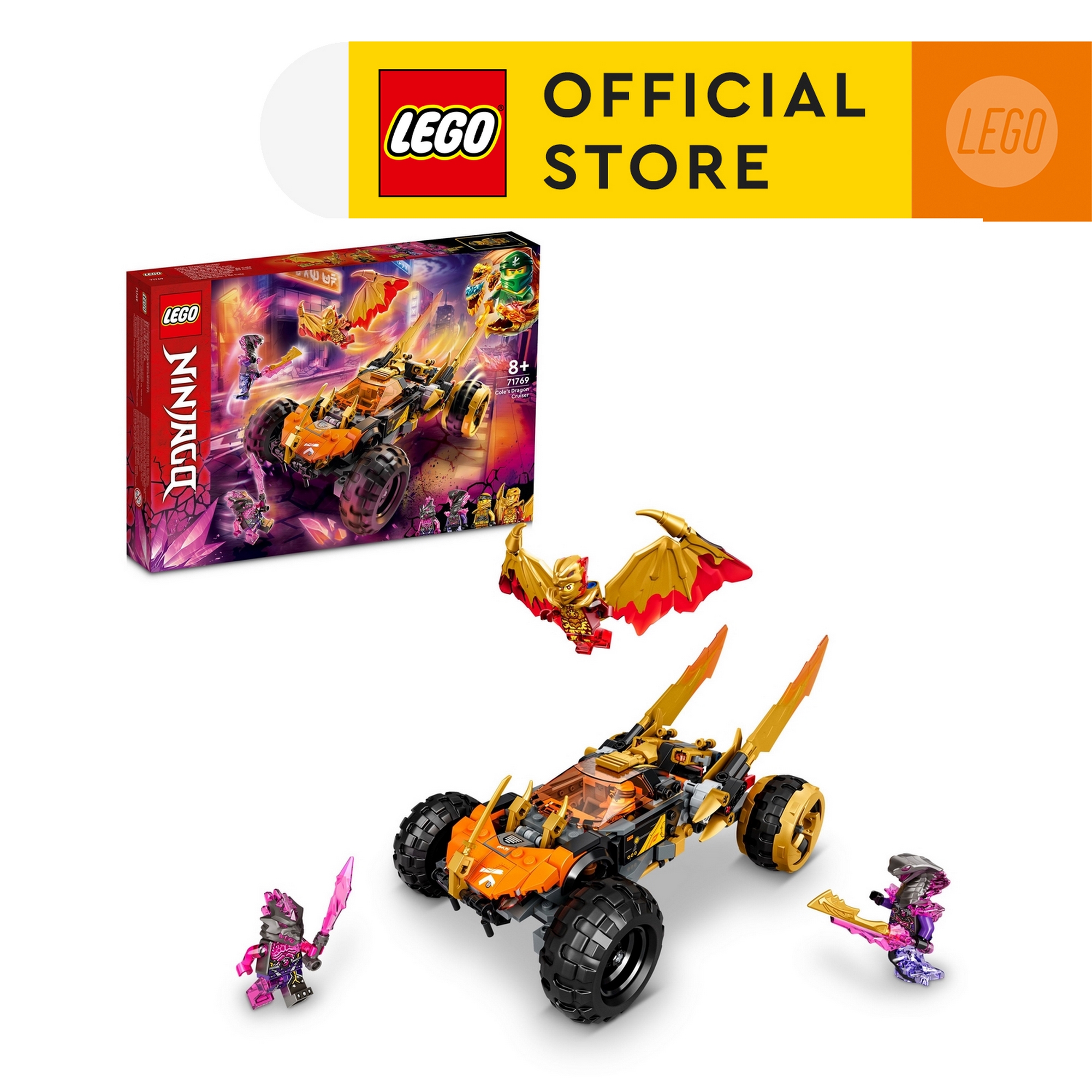 LEGO Ninjago 71769 Chiến xe rồng hùng dũng của Cole (384 chi tiết)