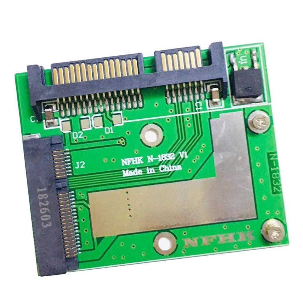 Full and Half Height mSATA SSD to SATA Hard Drive Adapter Board Converter