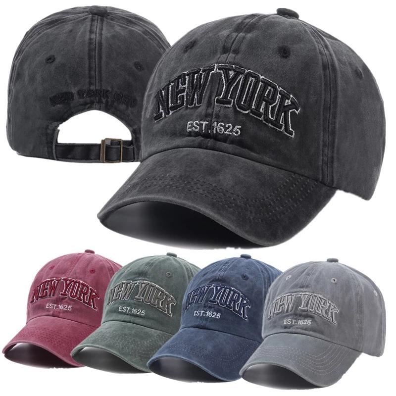 Wash Baseball Cap Women New York Golf Cap Men Outdoor Sports Hat Adjustable Hip Hop Caps Snapback Hat Sun Hats Trucker Hat Accessories