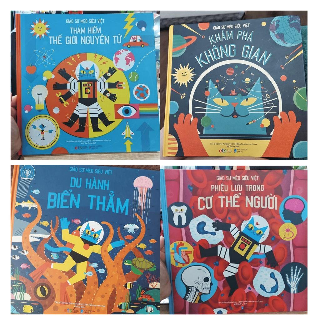 Combo Giáo Sư Mèo Siêu Việt (4 cuốn) - Bản Quyền