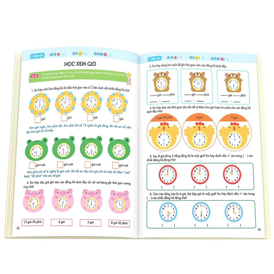 Bé Vào Lớp 1 - Bé Học Toán (Dành Cho Bé Từ 4-6 Tuổi)