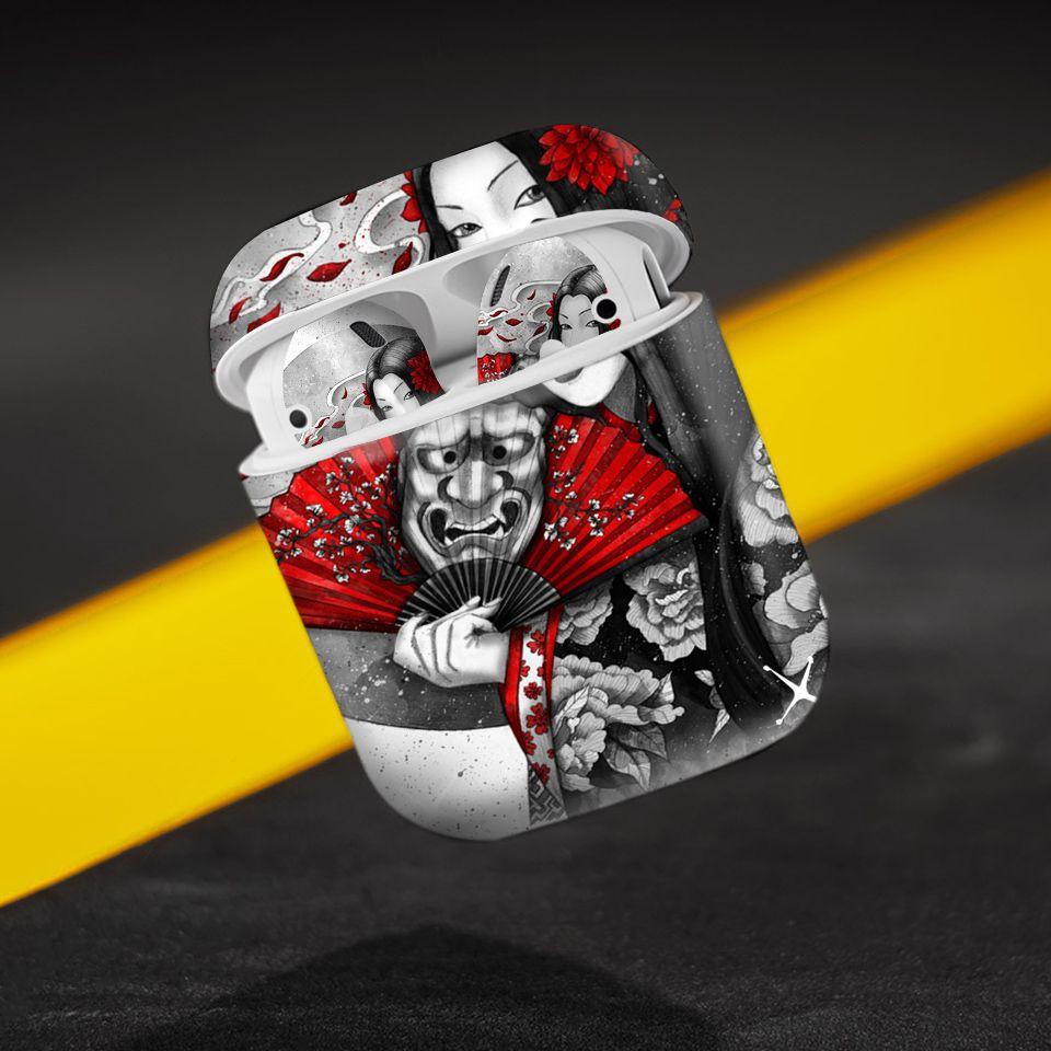 Miếng dán skin cho AirPods in hình Hikaru Nhật Bản - CHR028