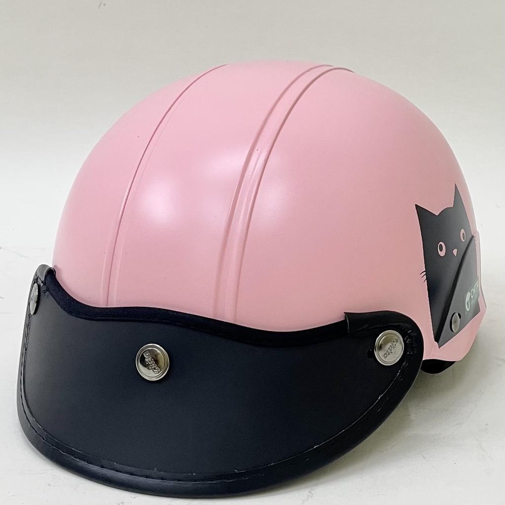 Mũ Bảo Hiểm 1/2 Đầu CHITA HELMETS CT31 tem Nhiều Mèo