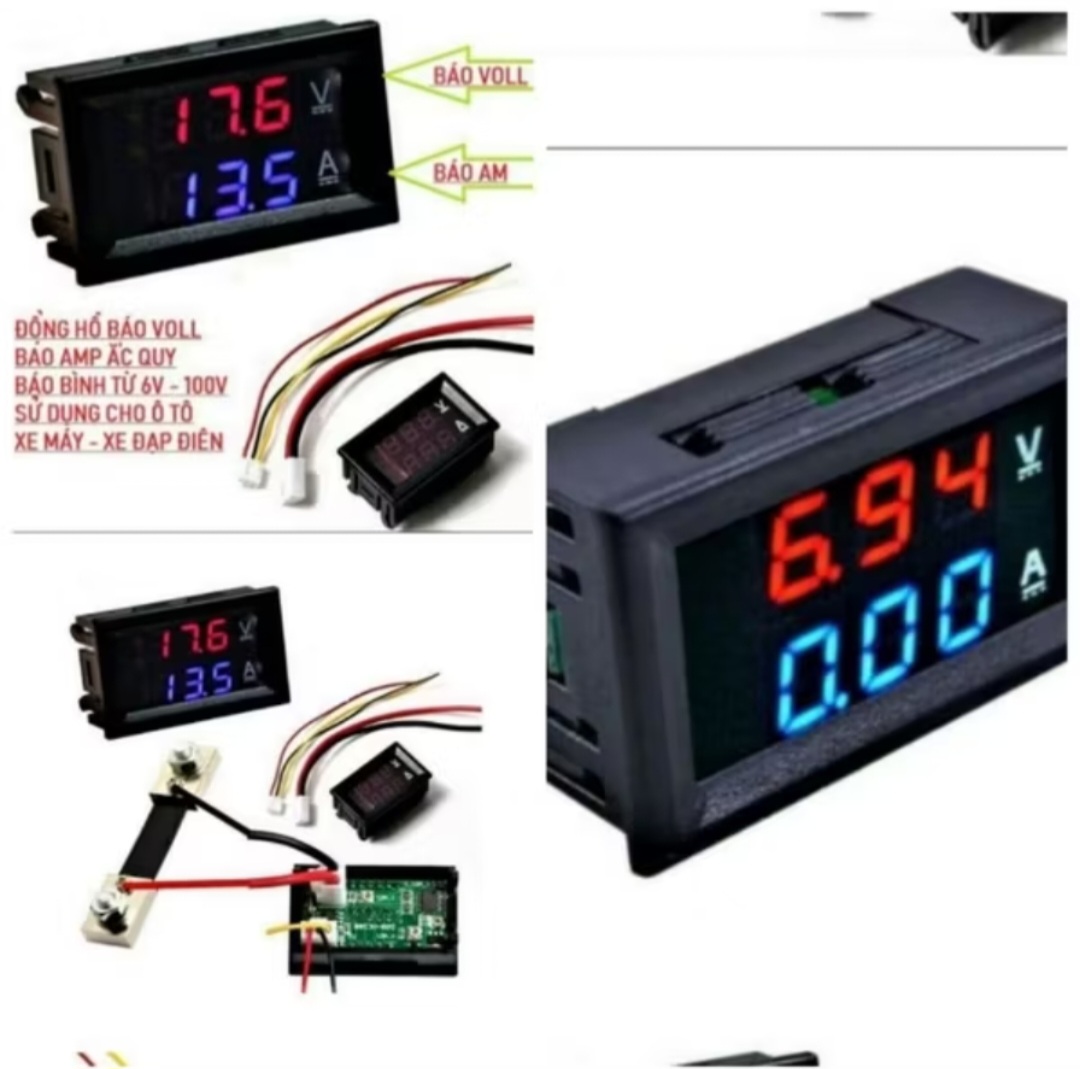 1 ĐỒNG HỒ BÁO VON ẮC QUY TỪ 0V ĐẾN 100V HÀNG CHUẨN