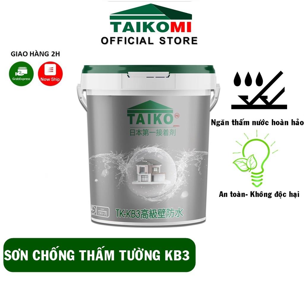 Sơn Chống Thấm Tường 1 Thành Phần KB3 Taikomi - Ngăn thấm nước cho bề mặt bê tông, xi măng cát. 