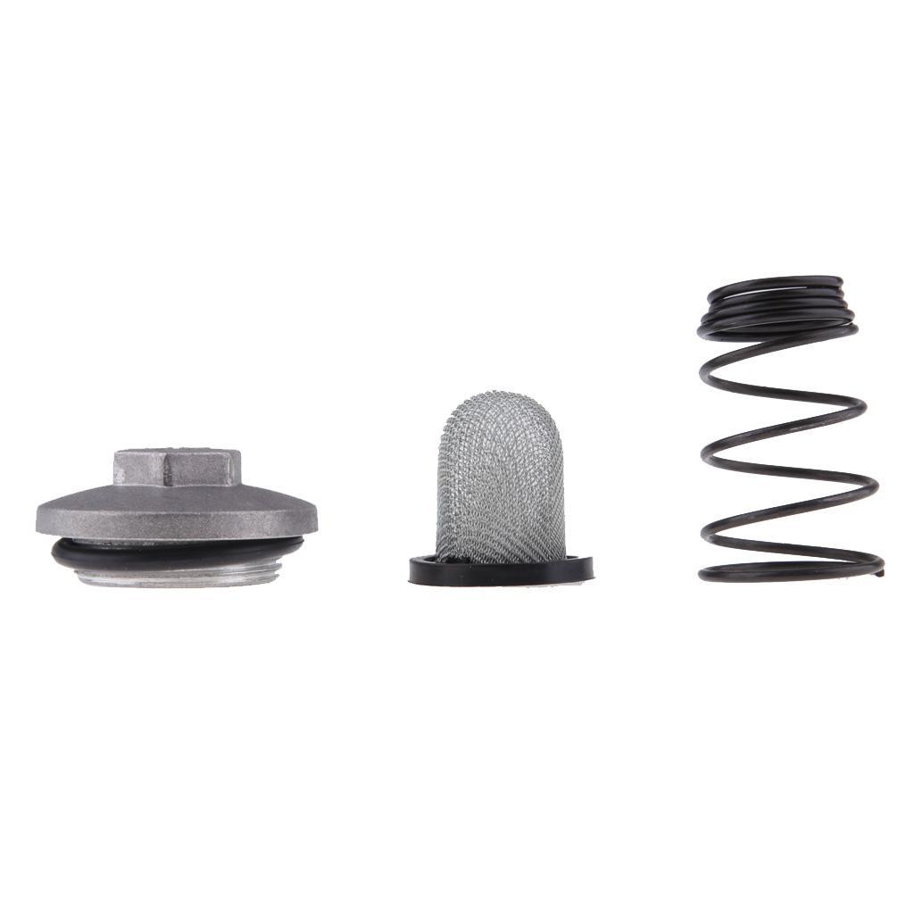 GY6 Engine Oil Drain Screw Oil Filter Mesh Spring Set 50 80 125 150cc