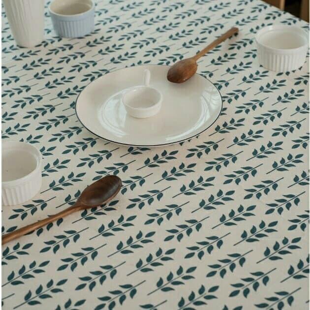 Vải Bố Vải Canvas Decor Trang Trí Làm Khăn Bàn May Rèm; Màn Và Phông Nền Chụp Ảnh, Khăn Picnic Hoạ Tiết Lá Đối Xứng