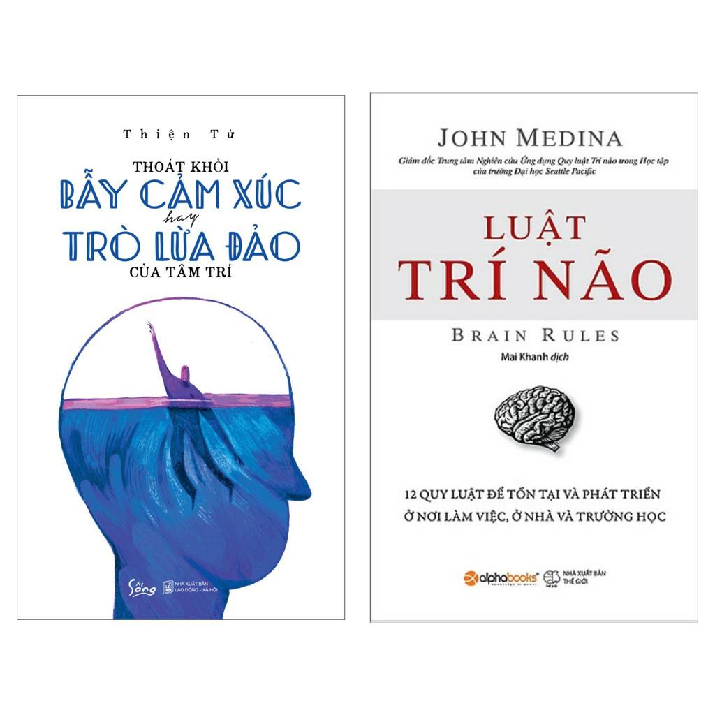 Sách Combo Thoát Khỏi Bẫy Cảm Xúc Hay Trò Lừa Đảo Của Tâm Trí + Luật Trí Não - Alphabooks - BẢN QUYỀN - Combo 2 cuốn