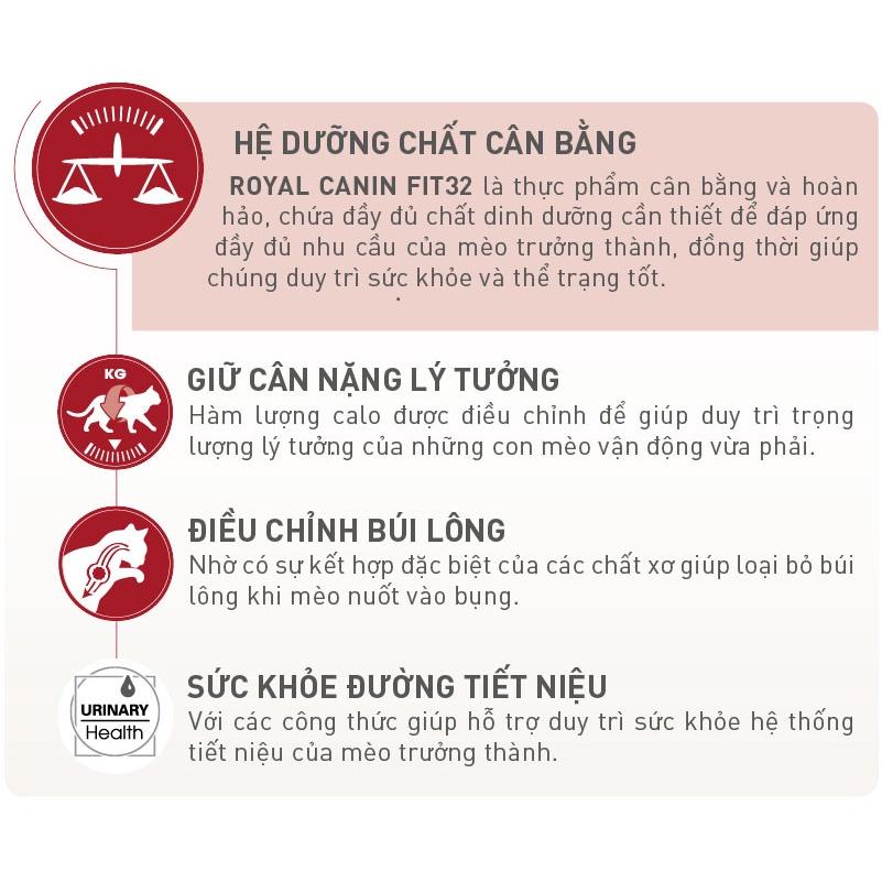 Thức ăn hạt cho mèo - ROYAL CANIN FIT32 Thức ăn cho mèo trưởng thành