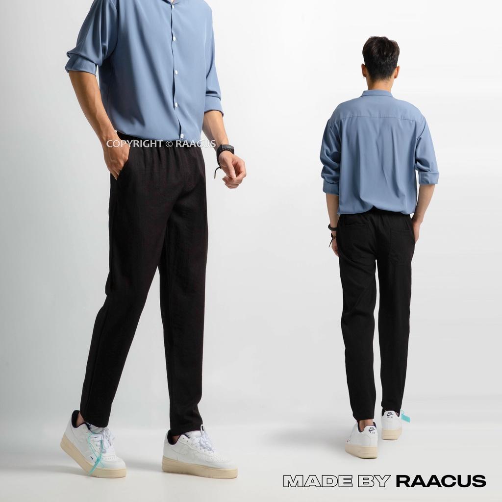 Quần baggy nam chất đũi xước ống rộng ulzzang RAACUSSTORE, quần đũi nam dài unisex ống suông - Q174