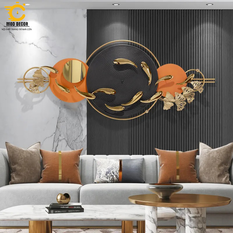 Tranh sắt treo tường trang trí MOD Decor, phong cách Bắc Âu nghệ thuật Lianzhang JJT mã 2394