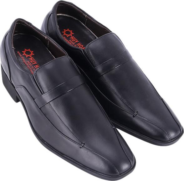 Giày Nam Tăng Chiều Cao Huy Hoàng HT7714 - Đen