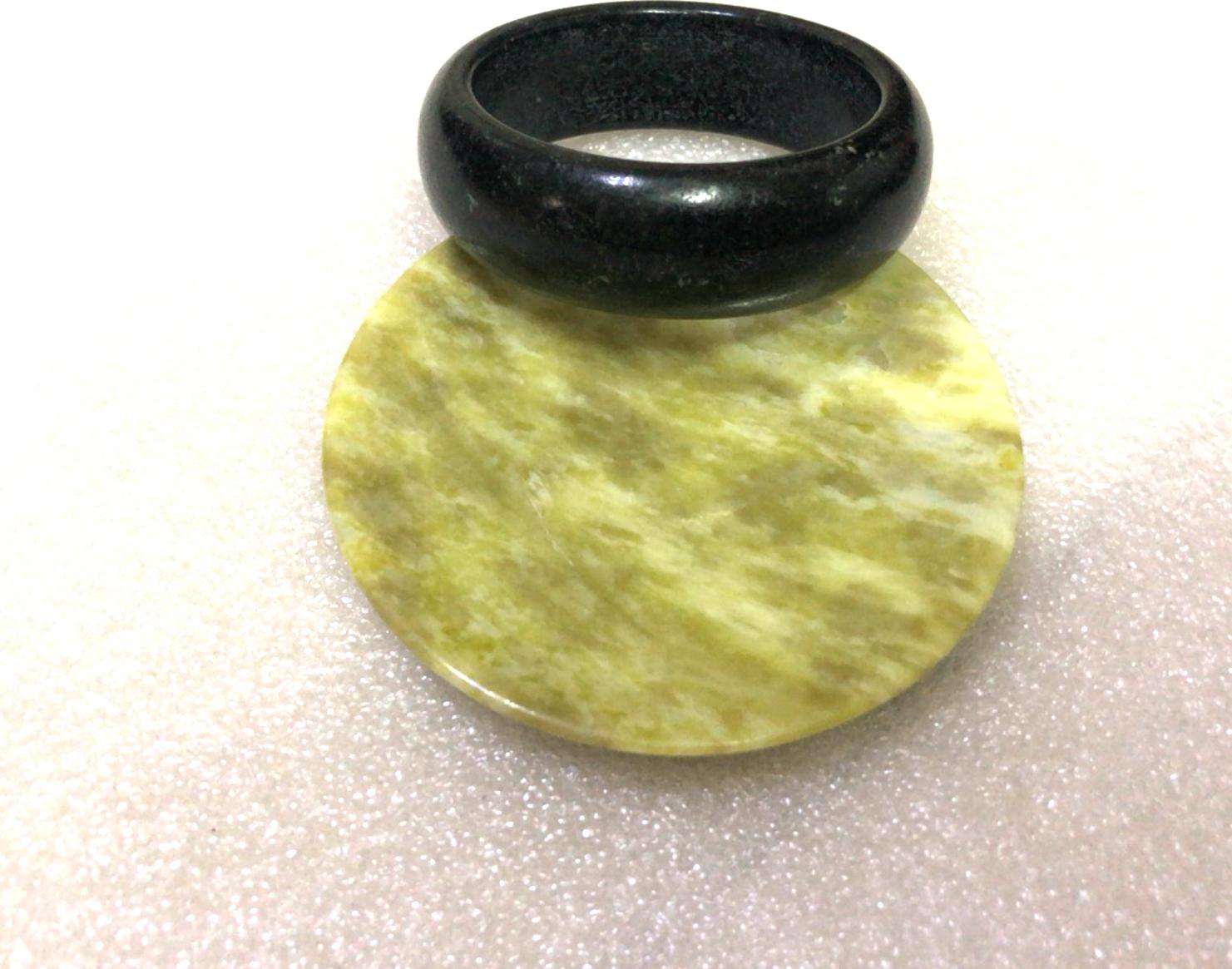 Vòng tay cẩm thạch đen đá tự nhiên Việt Nam