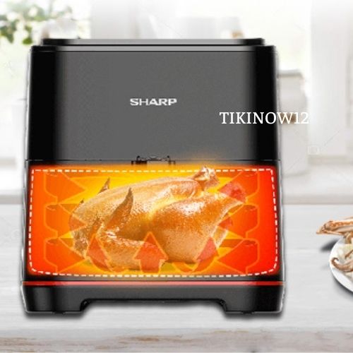 Nồi chiên không dầu Sharp KF-AF70EV-BK - Hàng Chính Hãng