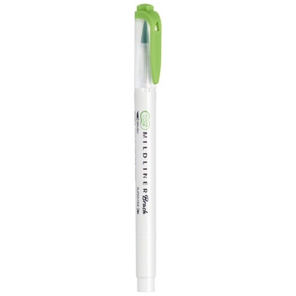 Viết Cọ Nhật Mildliner - Zebra WFT8-MG - Xanh Lá