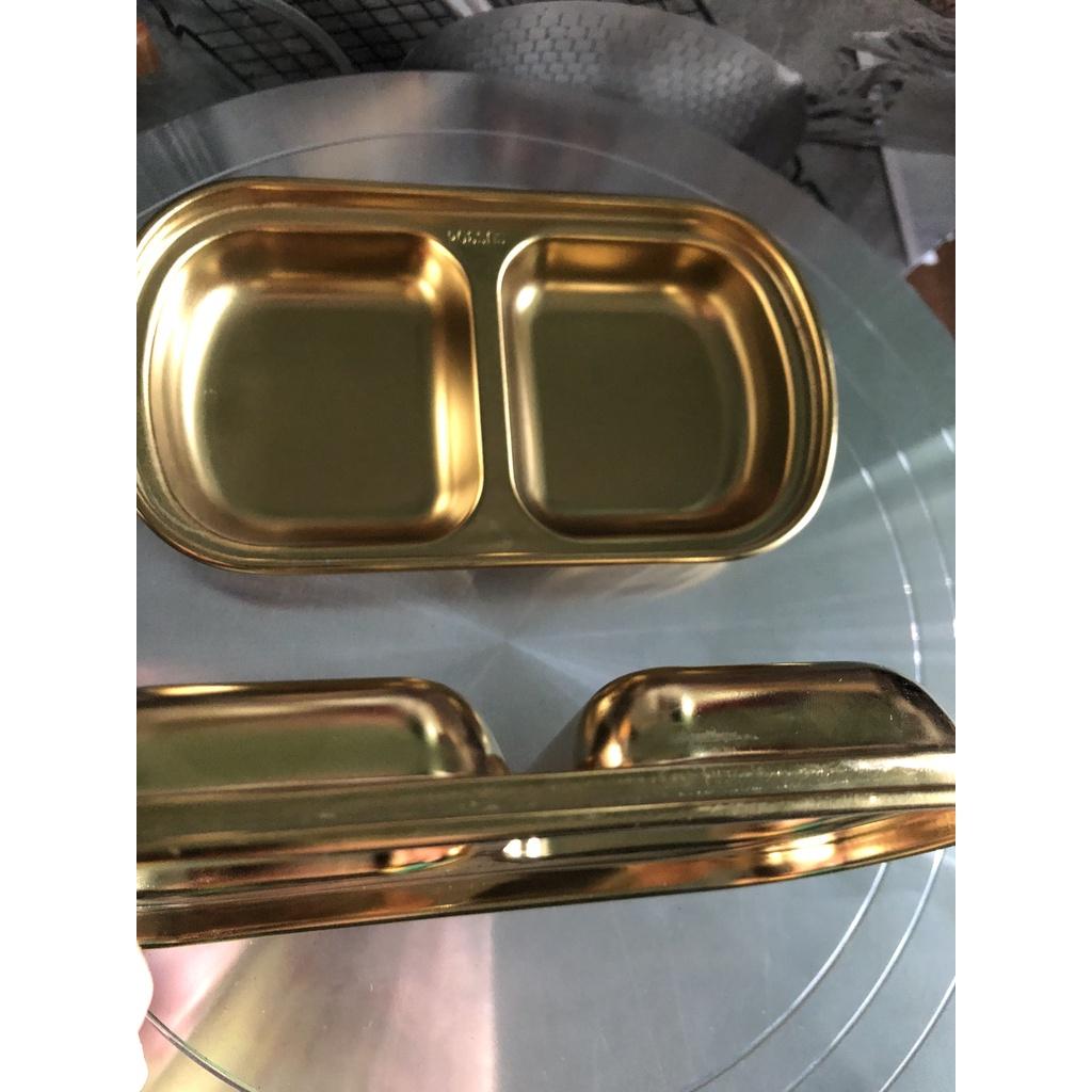 Cặp chén nước chấm gia vị, nước sốt sus 304 cao cấp sang trọng sáng bóng sành điệu cho nhà hàng khách sạn Inox 304 Hcm