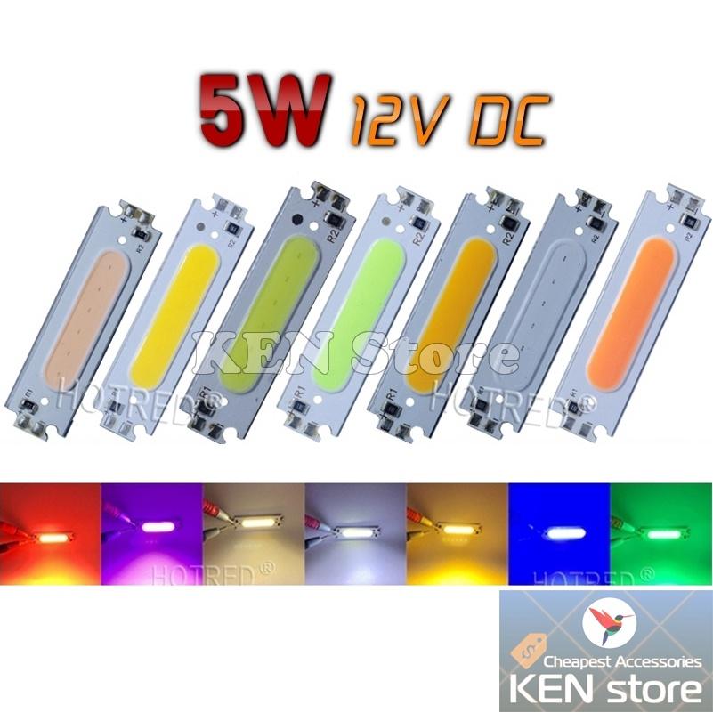 Bóng led 5W 12V chip COB độ chế xi nhan, demi