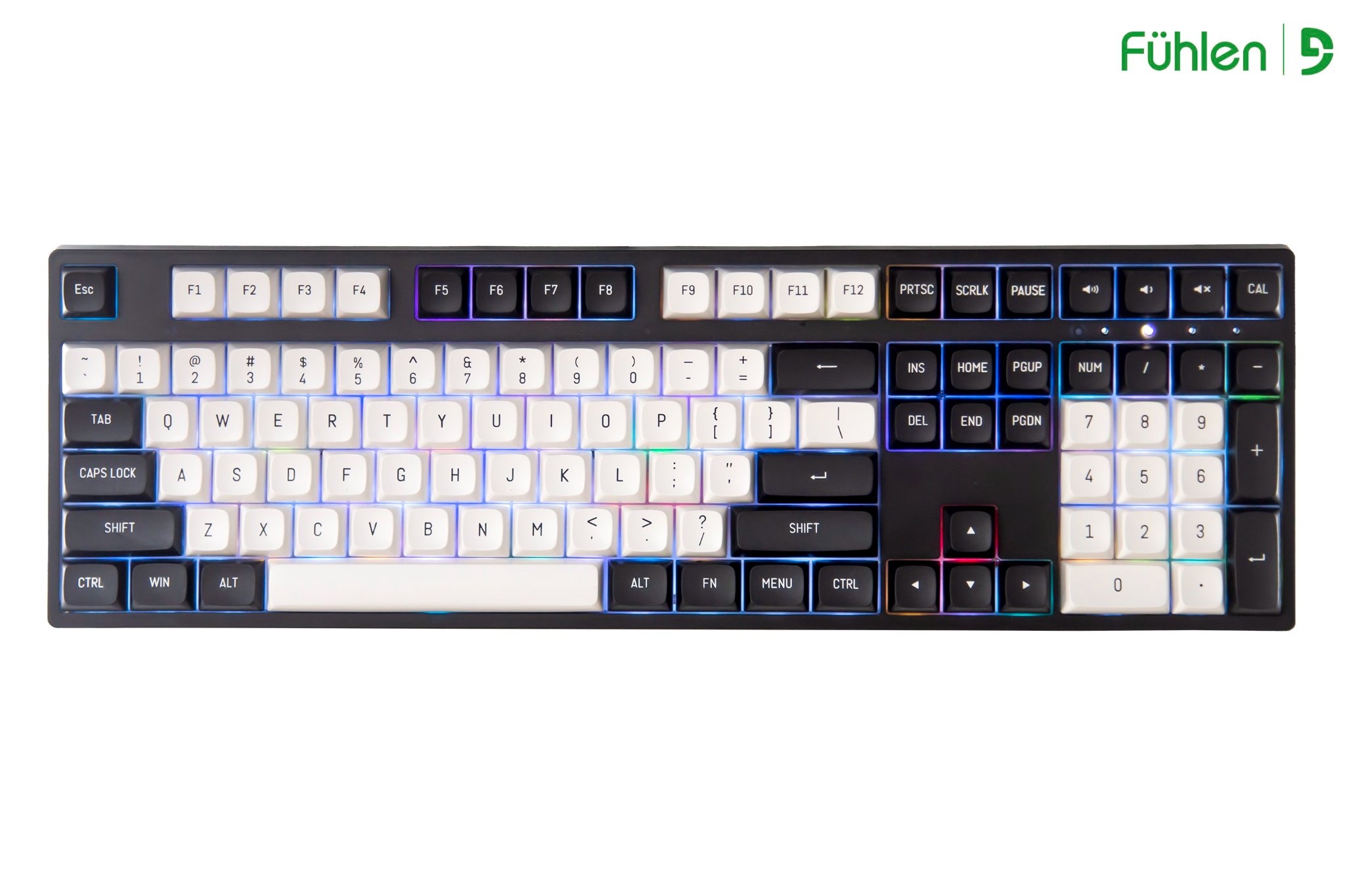 Fuhlen H108S RGB Panda 3modes hotswap mạch xuôi - Hàng chính hãng