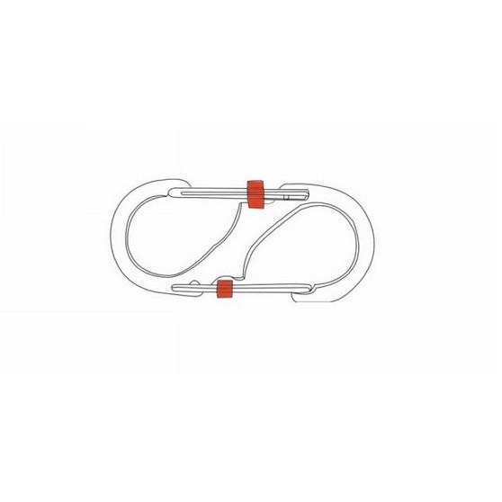 Móc Khóa Carabiner Chữ S Có Chốt Khoá Xoay