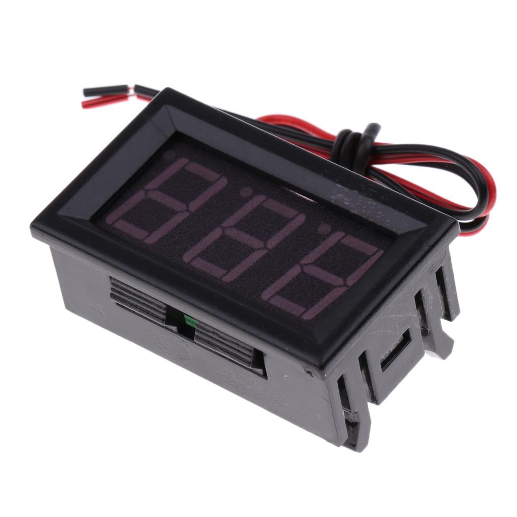 3x Mini DC 4.5-30V 0.56'' Digital Voltmeter LED Display Panel Voltage Meter