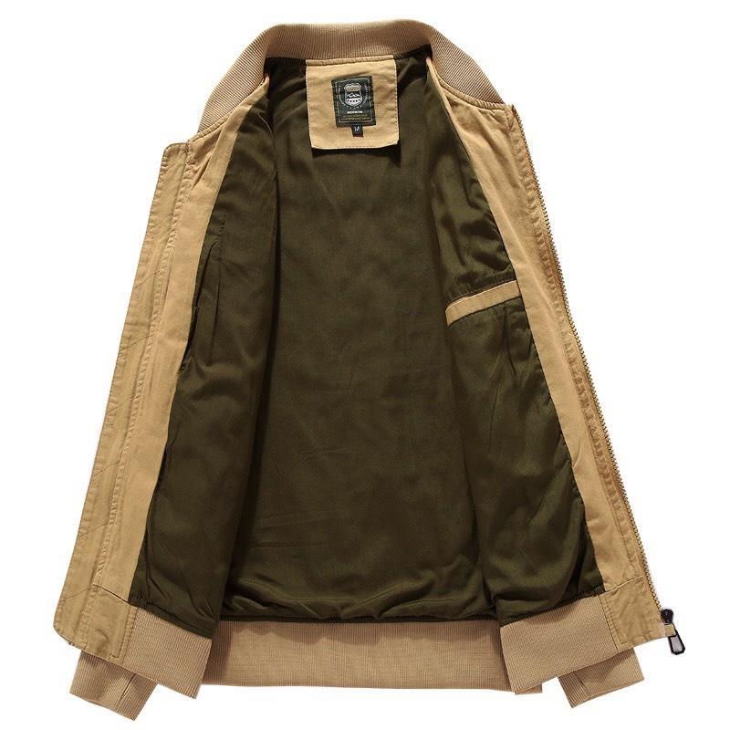 Áo khoác kaki nam 2 lớp logo thêu cực xịn , bao đẹp sang trọng phong độ cho ae THỜI TRANG GU FASHION