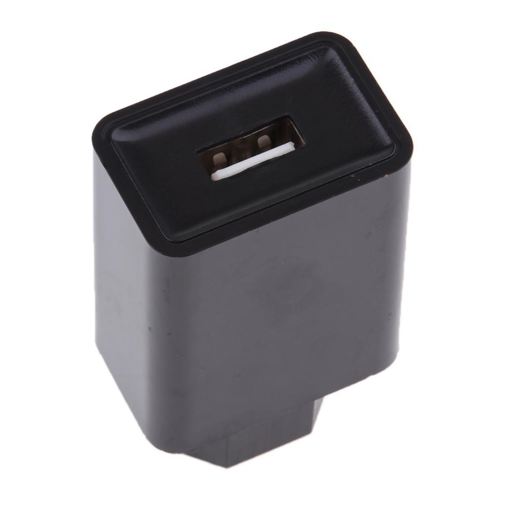 Universal Motorcycle    USB Charger Adapter Power Black