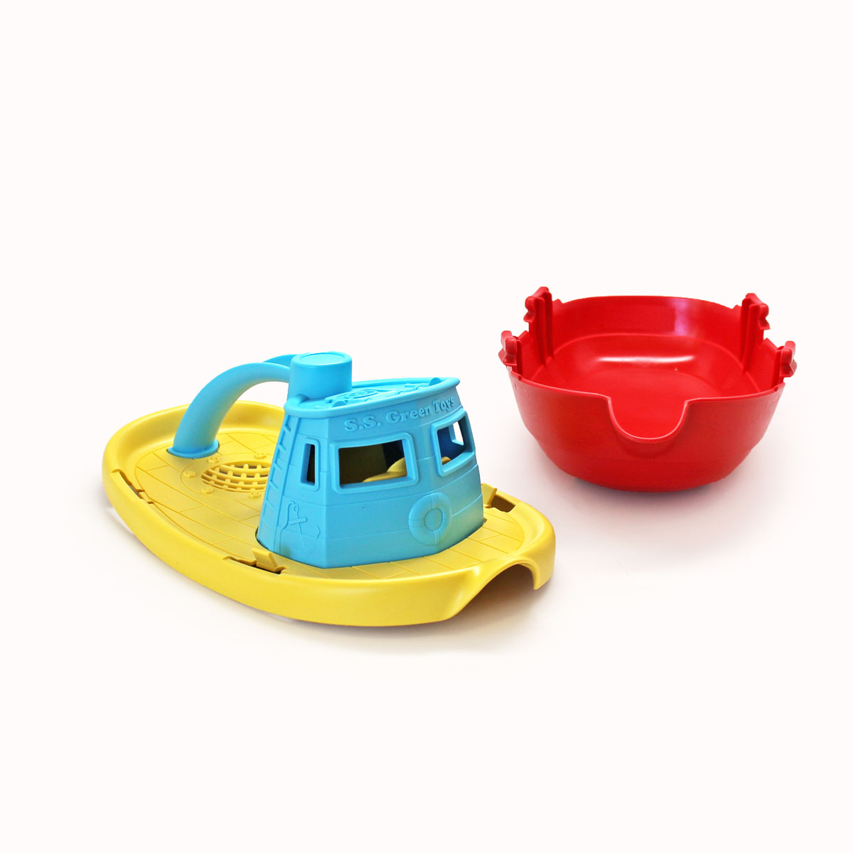 Đồ chơi tàu thuỷ kéo Green Toys cho bé từ 6 tháng - Xanh dương