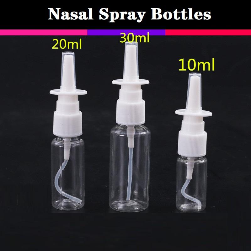 Chai Xịt Mũi Rỗng Trong Suốt Dung Tích 10ml 20ml 30ml Tiện Lợi