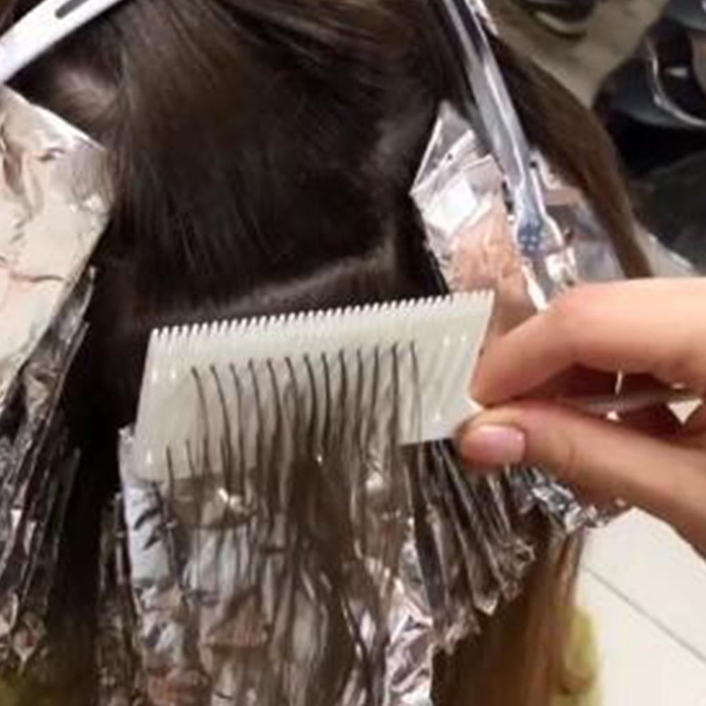 50pcs Waterproof Hair Coloring Capes Hair Styling Perm Gowns W/ Comb Tool