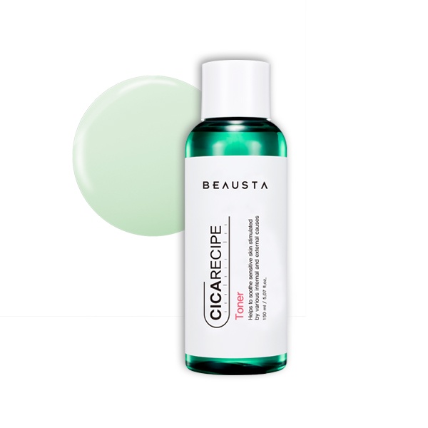 Bộ sản phẩm chăm sóc da toàn diện cấp ẩm - phục hồi làn da nhạy cảm Beausta Cicarecipe Special Kit (Serum - 30ml & Toner - 40ml)