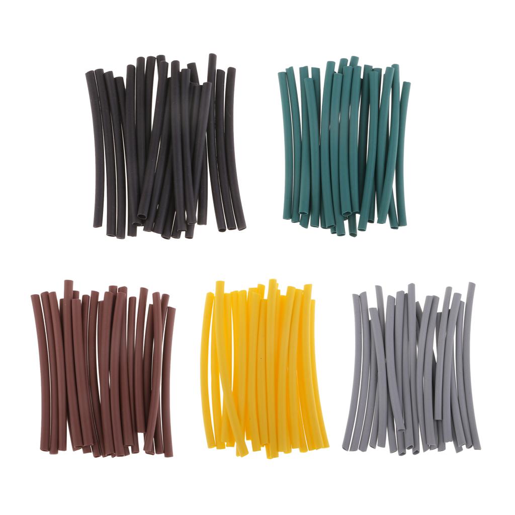 20pcs Heat Shrink Tube, Ronnie Rigs Sleeves, Carp Rig Making Tubing Black