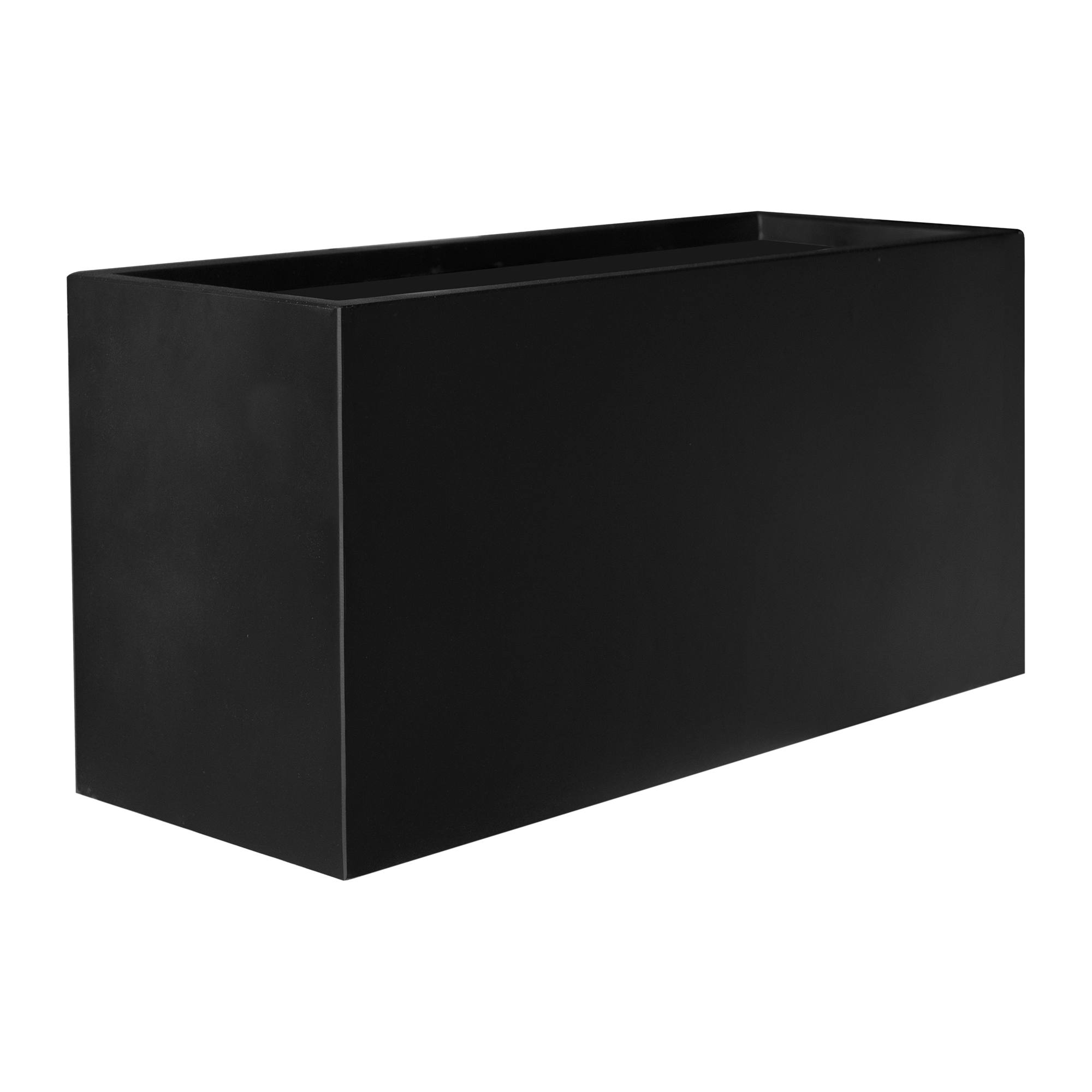 Chậu Composite Chữ Nhật 80-x30x40cm |MÀU ĐEN |  CT2012C-BAOBINH