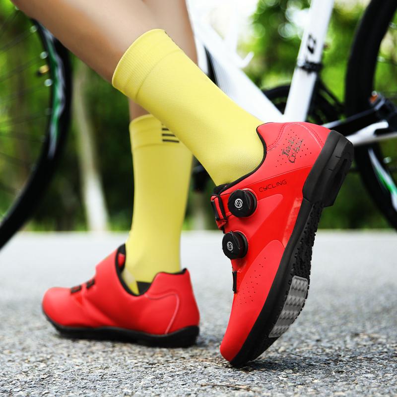 Giày đi xe đạp không cleat sneaker bàn đạp phẳng mtb nam nữ Color: Non Cleat black Shoe Size: 41