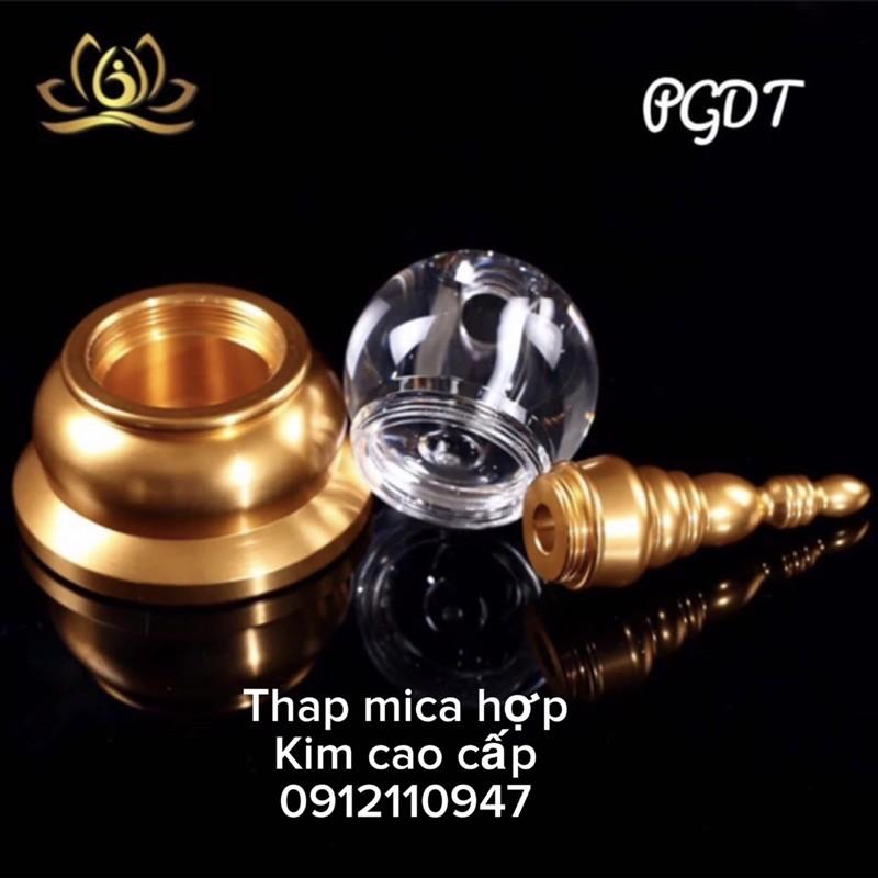 Tháp xá lợi Mica 16 cm loại cao cấp