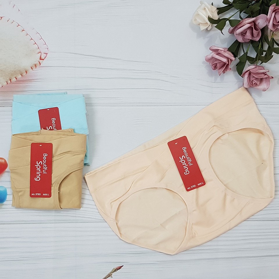 BỘ 5 QUẦN LÓT BẦU COTTON SIÊU CO DÃN tặng 01 áo lót bầu cho con bú tiện ích