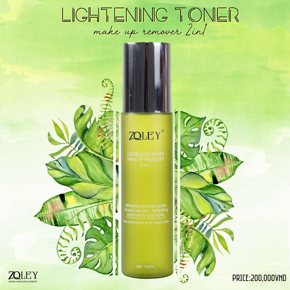 Nước Hoa Hồng và Tẩy Trang 2in1 Zoley 150ml