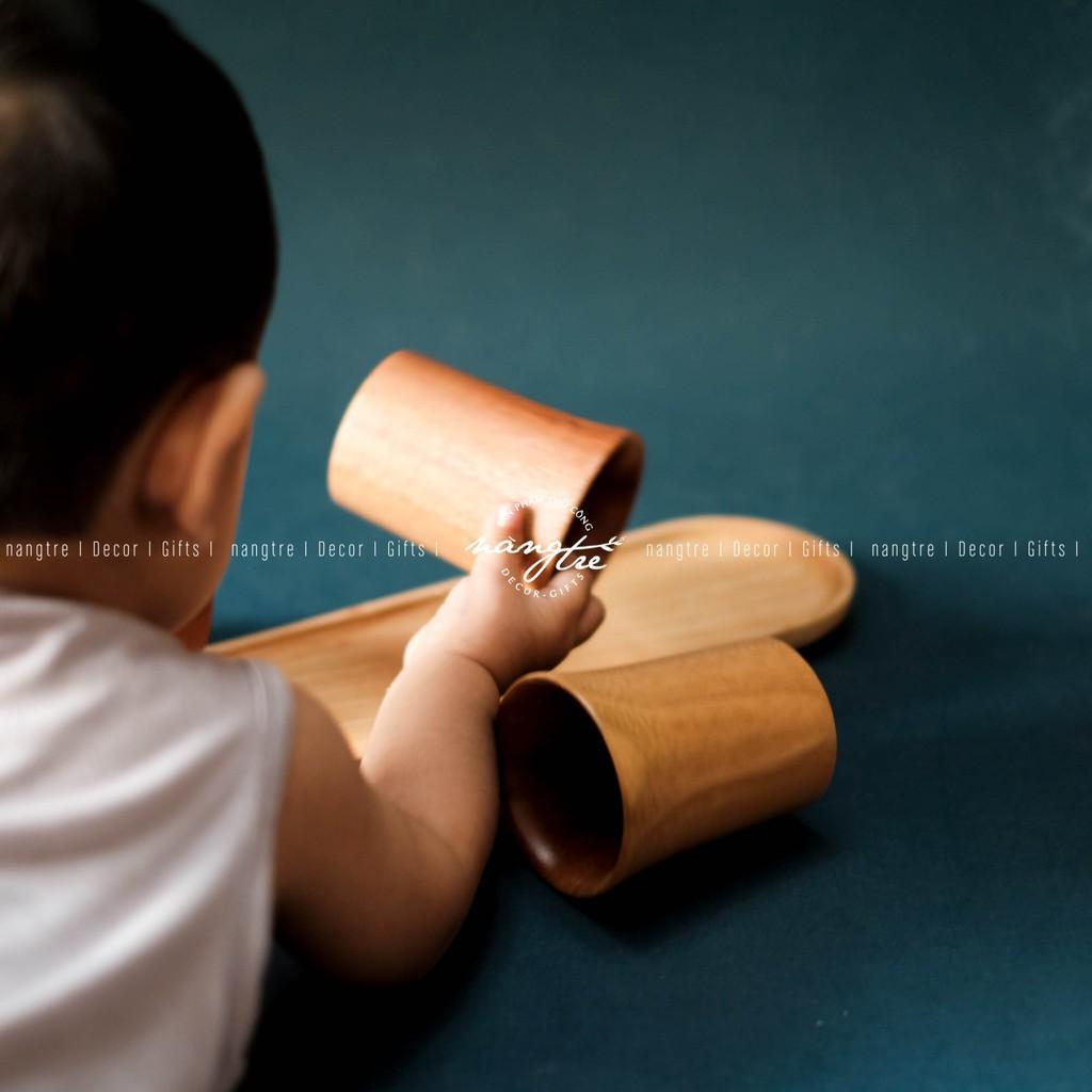 Ly gỗ tự nhiên/Cóc gỗ decor
