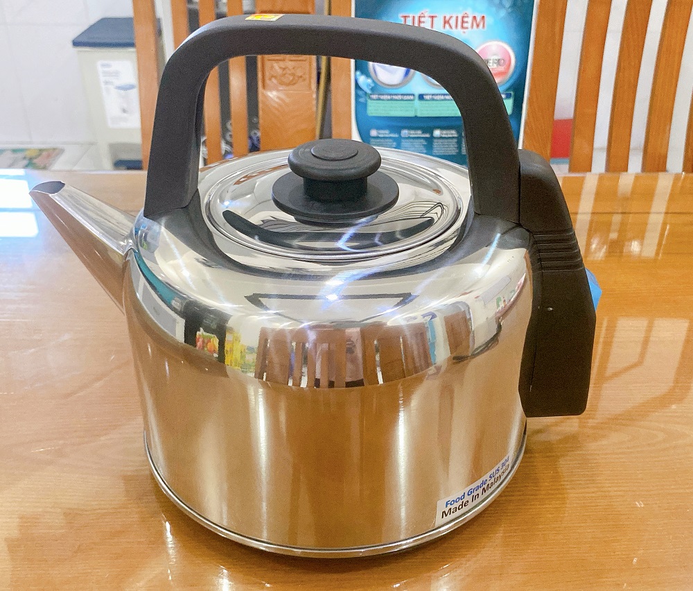 Ấm đun siêu tốc Panafresh OP-47A 5L (inox) - lò xo nhiệt- Hàng chính hãng