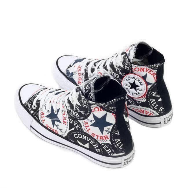 Giày Sneaker Unisex cổ cao Converse Chuck Taylor All Star Twisted Classic Logo Play - 166985V