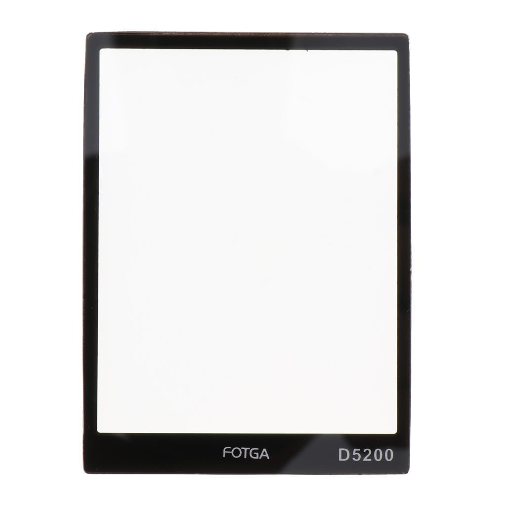 8H Tempered Glass LCD Screen Protector Film for D5200 Digital Camera