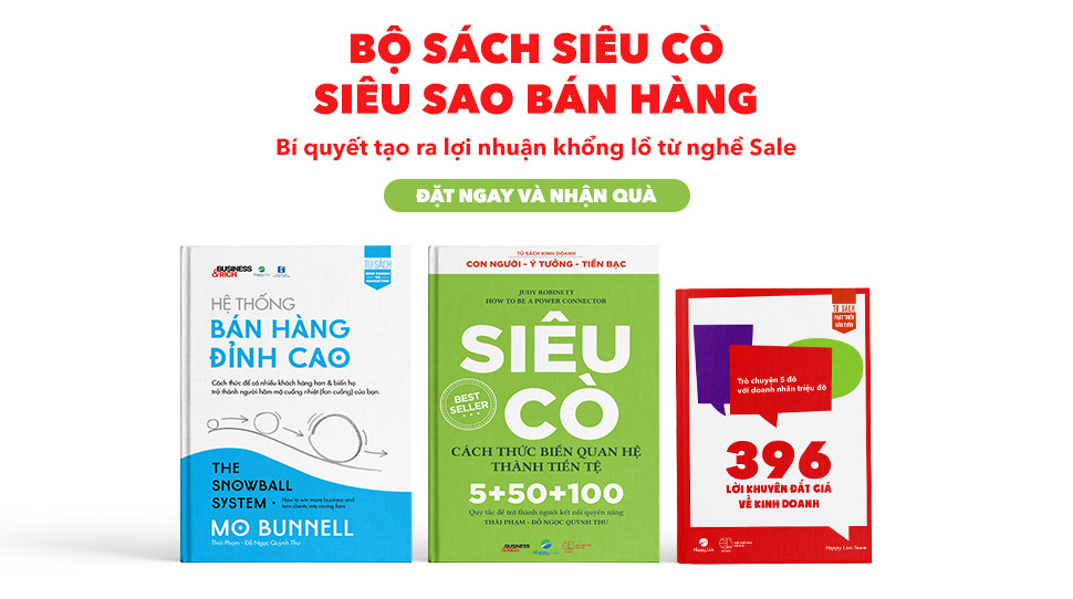 Bộ sách Siêu Cò – Siêu Sao Bán Hàng (Gồm 3 cuốn)